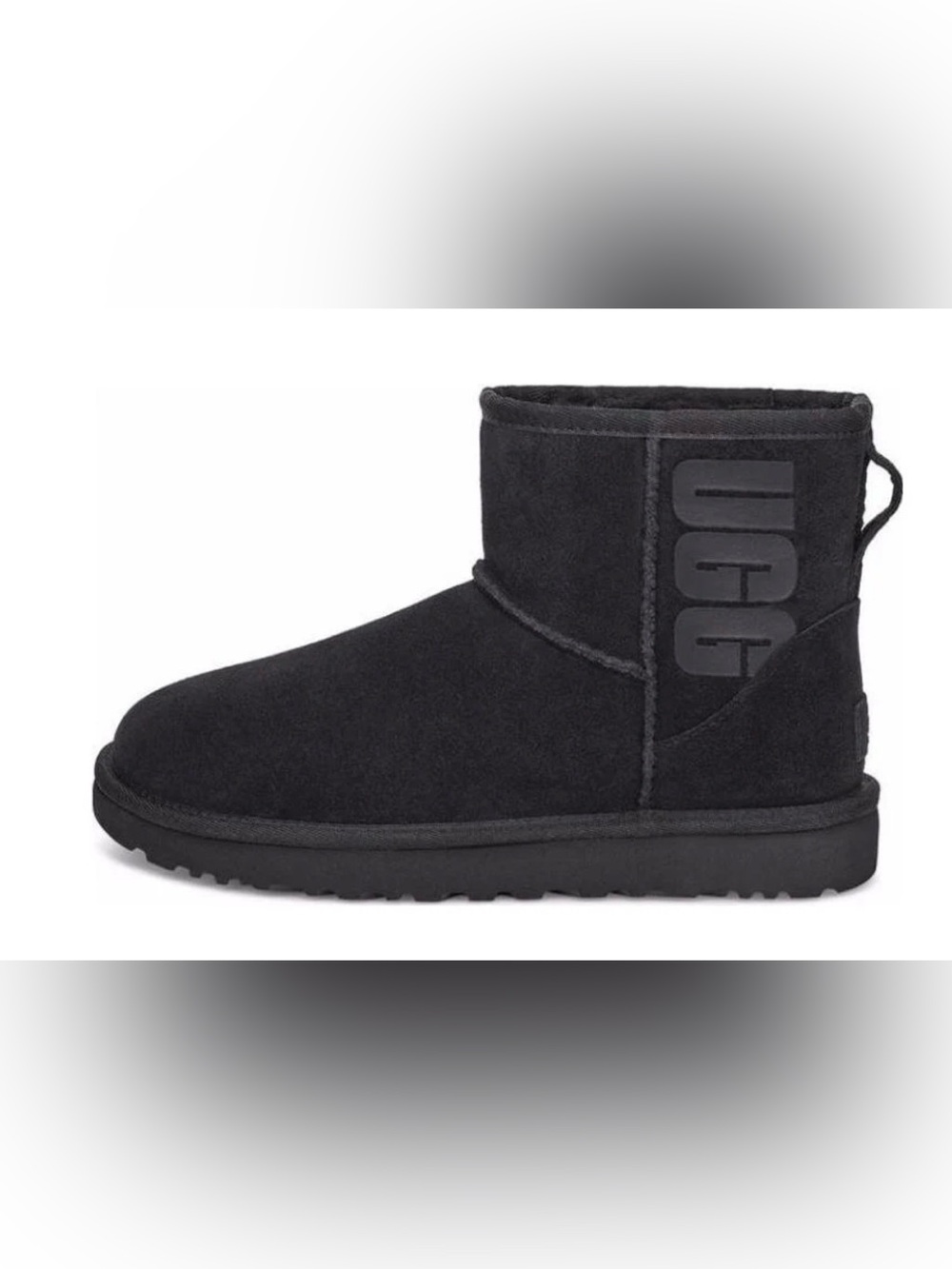 WMNS) UGG Classic Mini UGG Rubber Logo